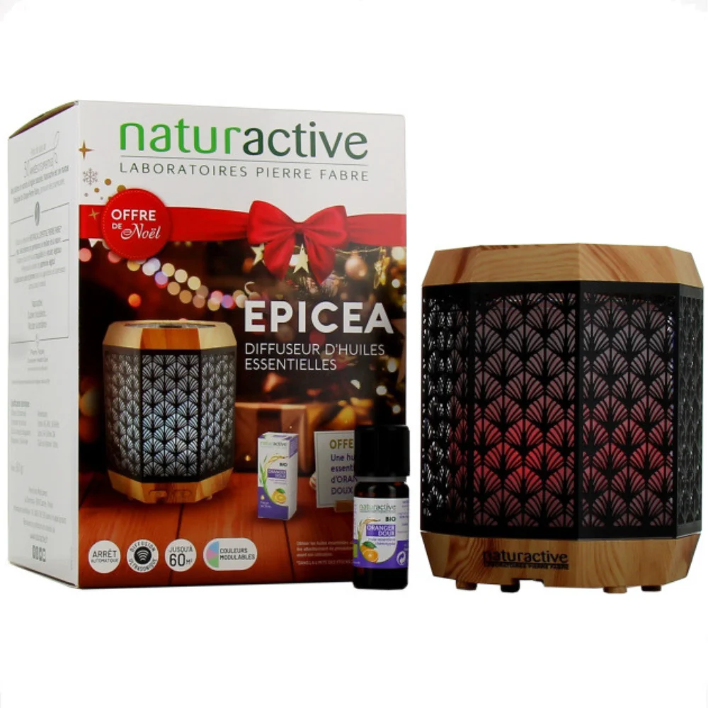 Naturactive Abete rosso - Diffusore di oli essenziali + 1 HE arancio dolce BIO 10ml in OMAGGIO