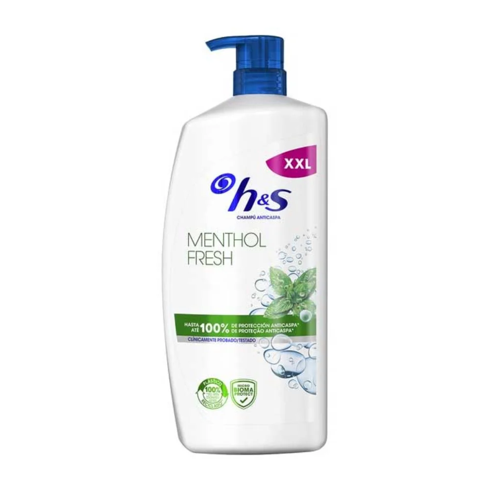 Shampoo rinfrescante al mentolo H e S 1000 ml