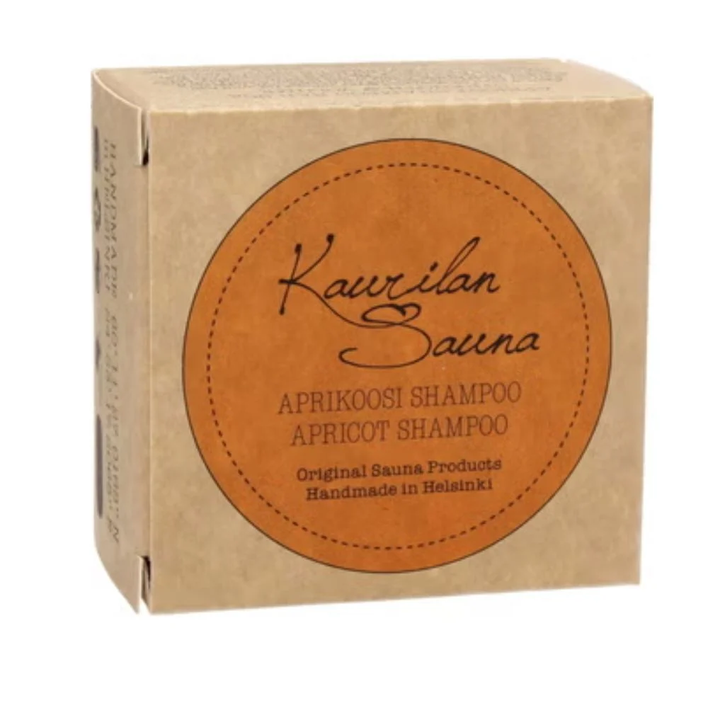 Kaurilan sauna Shampoo solido Albicocca Confezione di carta (90 g)
