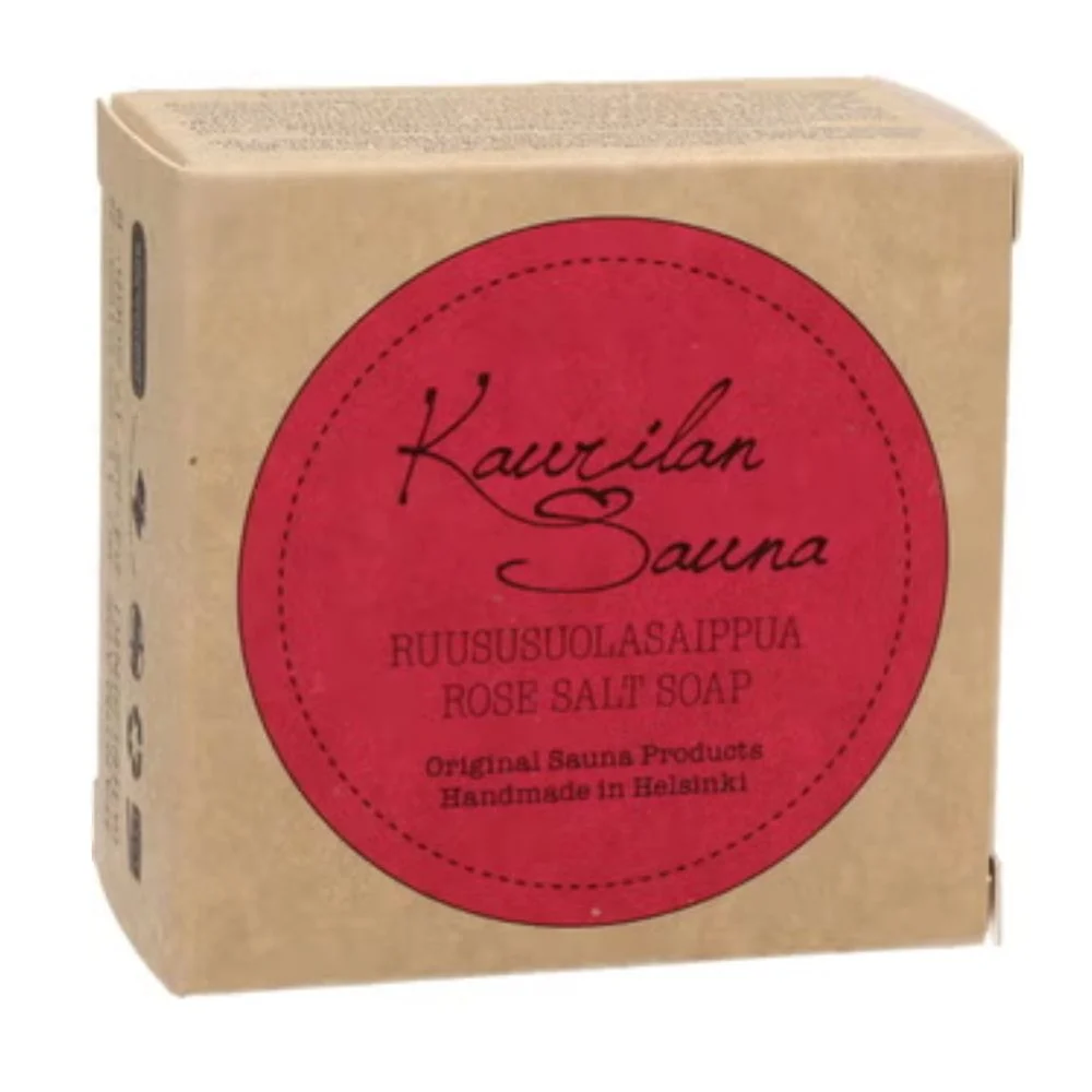 Kaurilan sauna Confezione di carta al sapone di rosa (120 g)