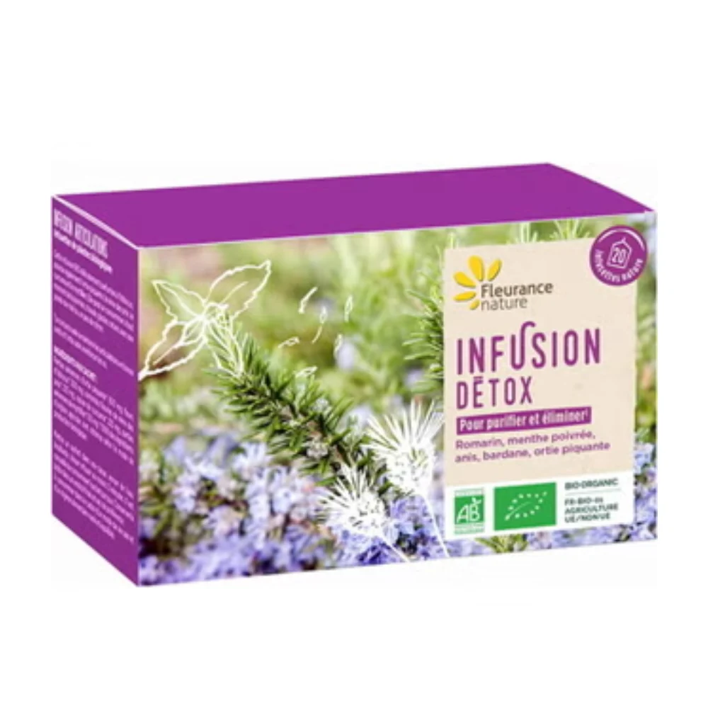 Fleurance nature Tisana biologica "Detox" 20 pezzi