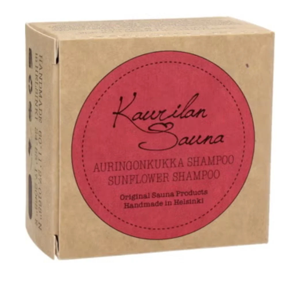Kaurilan sauna Shampoo solido Sunflower Confezione di carta (90 g)