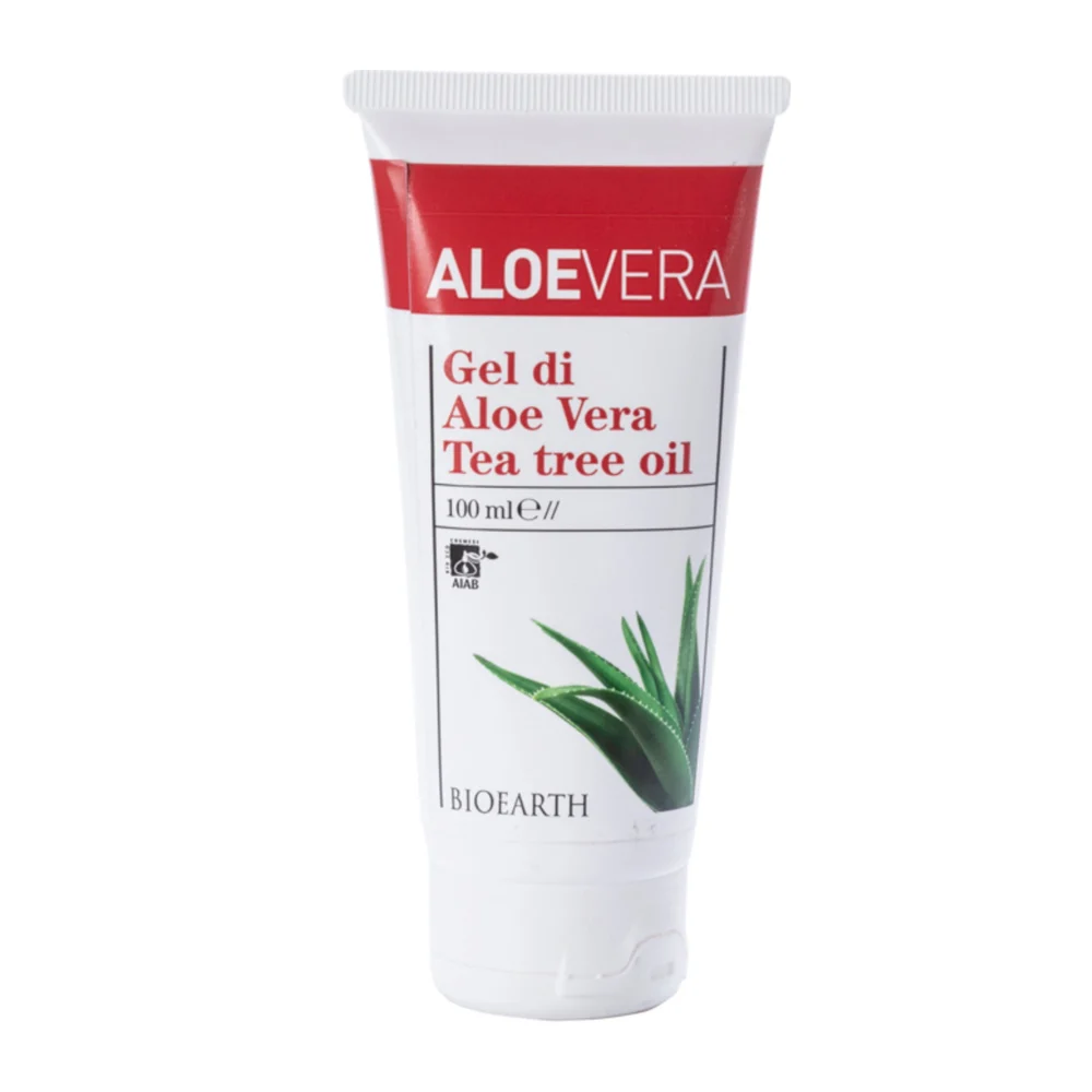 Bioearth Aloe Vera Gel con Tea Tree Biologico 100 ml