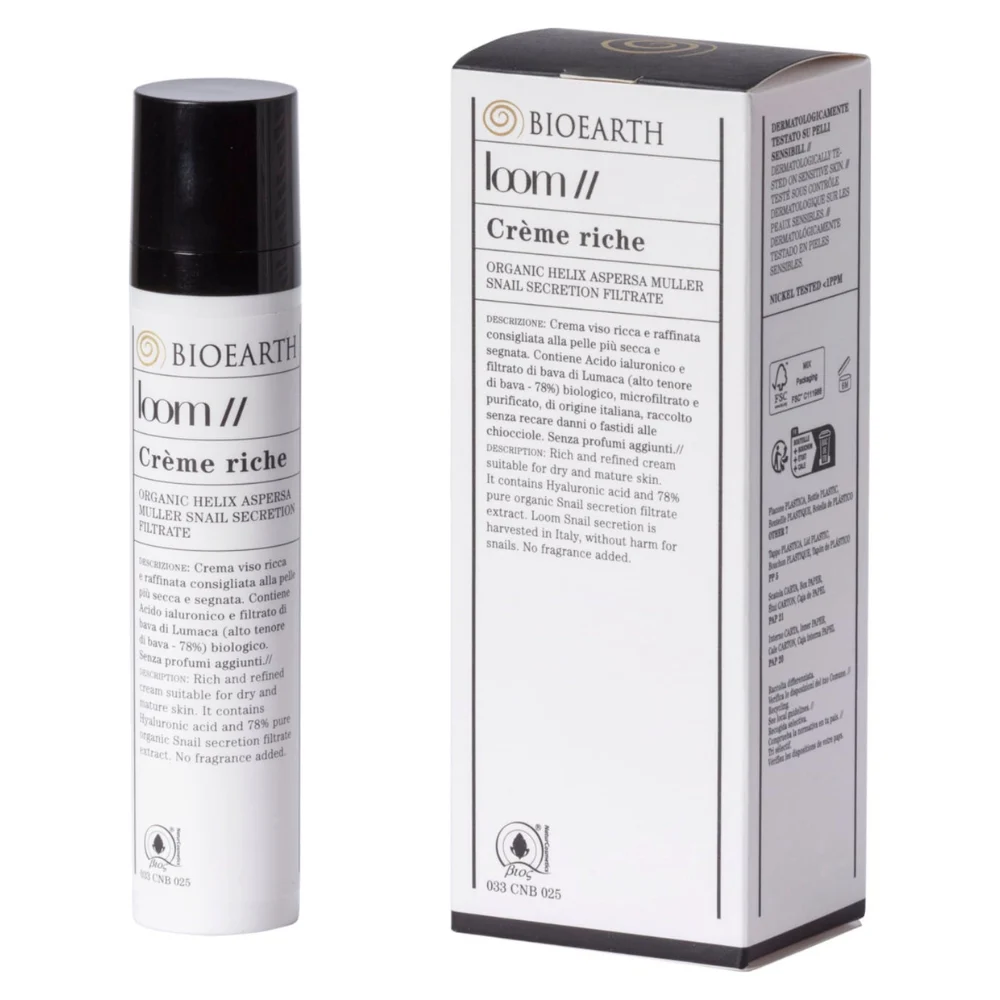 Bioearth Loom Crema ricca 50 ml