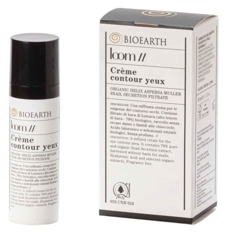 Bioearth Loom Crema Contorno Occhi 30 ml