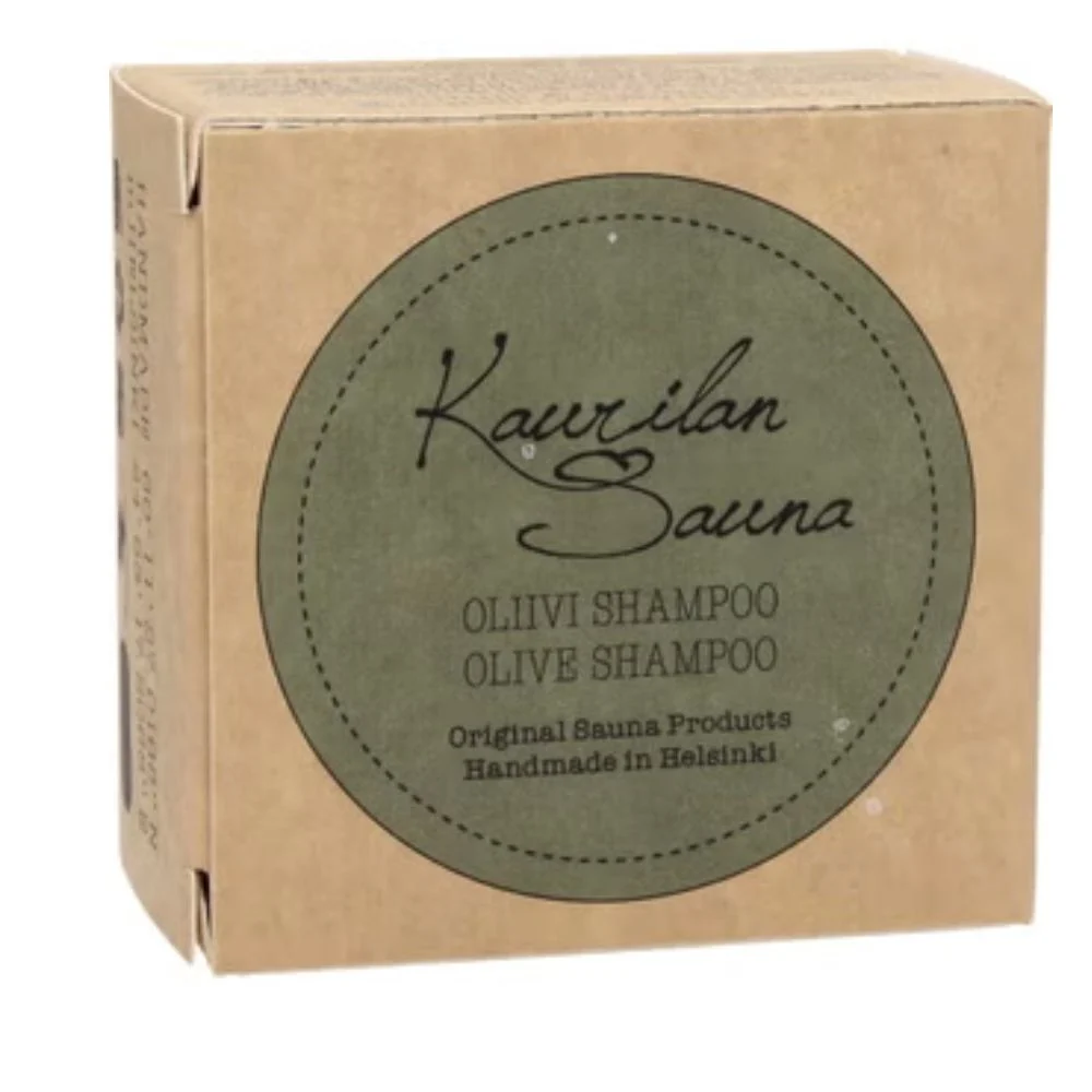 Kaurilan sauna Shampoo solido Olive Confezione di carta (90 g)