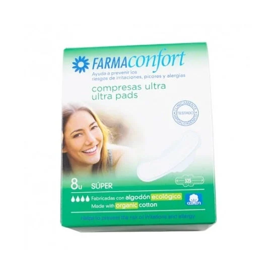 Farmaconfort Ultrafine 100% Cotone Pads 8 pezzi