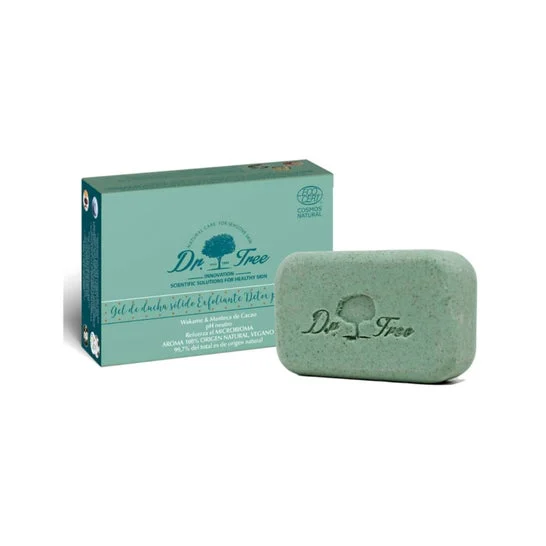 Dr. Tree Exfoliating Shower Gel Solid Detox Exfoliating Shower Gel Sensitive Skin 120g