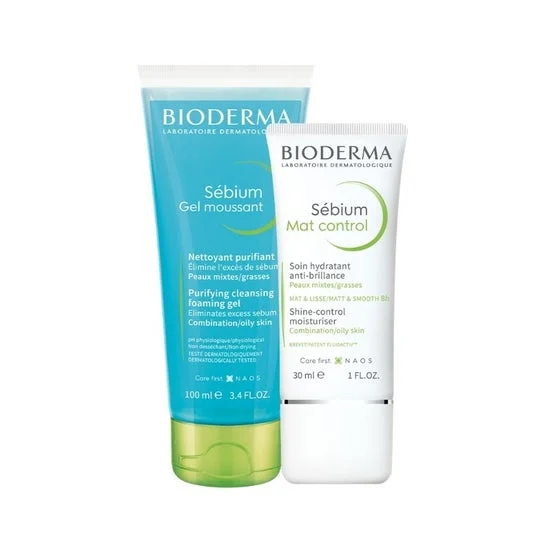 Bioderma Sébium Mat Control 30ml + Sébium Gel Espumoso 100ml