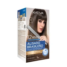 Kativa Brazilian Straightening Kit per capelli scuri