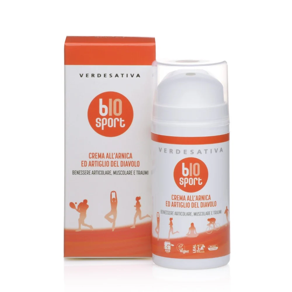 VERDESATIVA Bio Sport – Crema Arnica e Artiglio del Diavolo