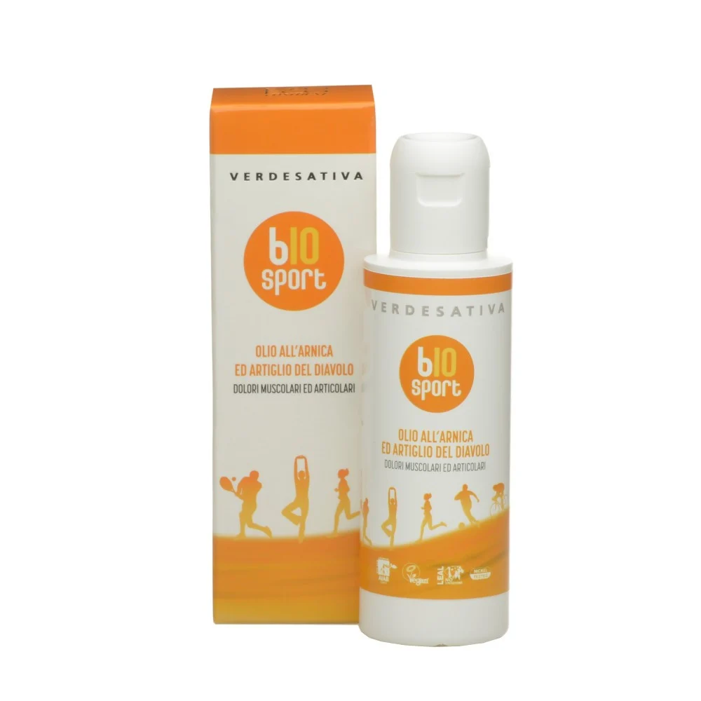 VERDESATIVA Bio Sport – Olio Arnica e Artiglio del Diavolo