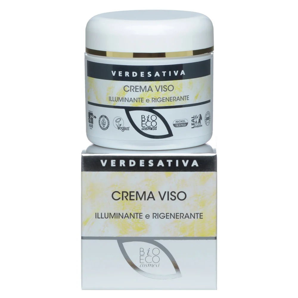 VERDESATIVA Crema Viso Illuminante e Rigenerante