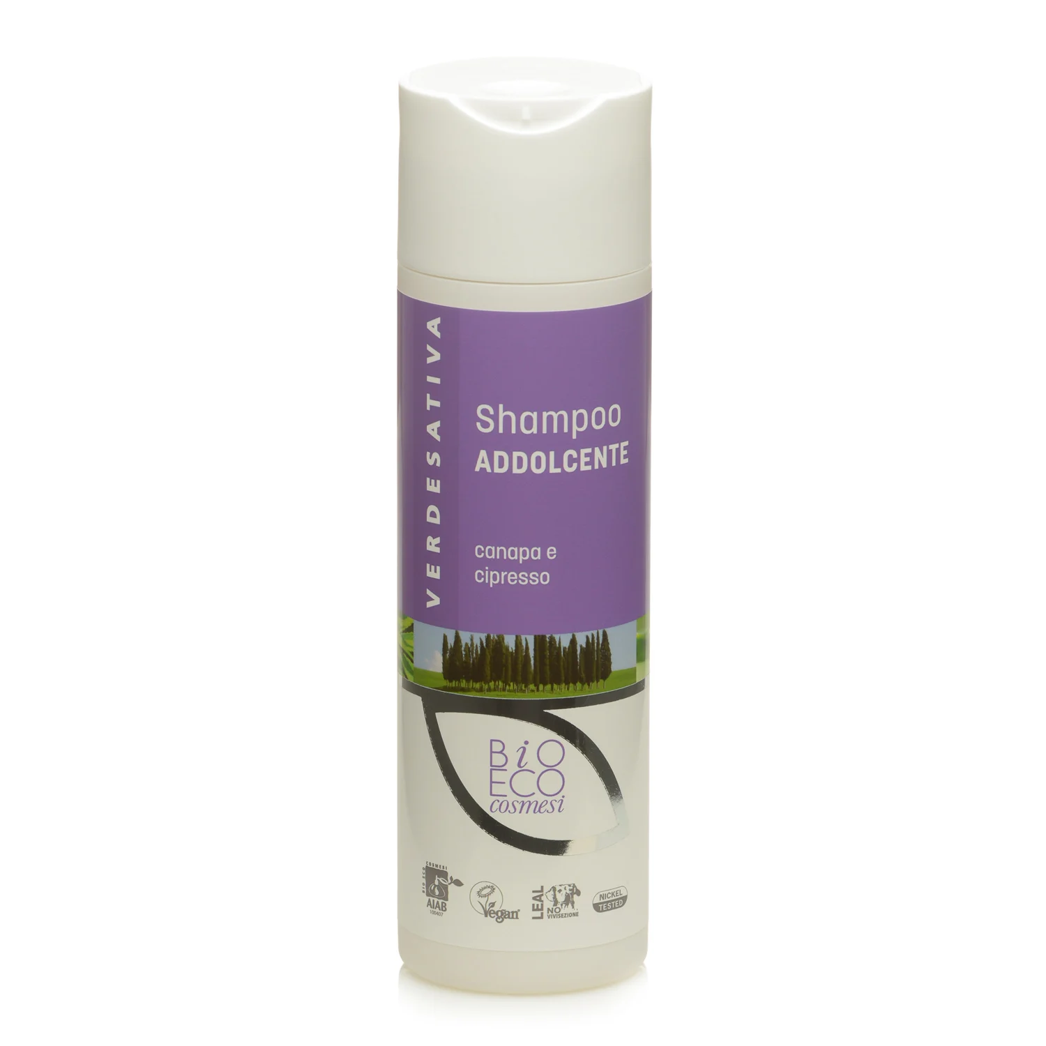 VERDESATIVA Shampoo Addolcente – Canapa e Cipresso