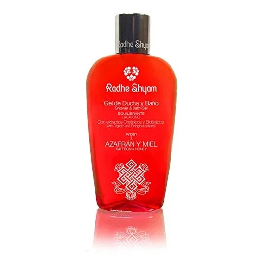 Radhe Shyam zafferano e miele gel da bagno 250ml