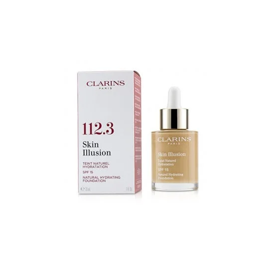 Clarins Skin Illusion Base Spf15 112 112 3 Legno di sandalo 30ml