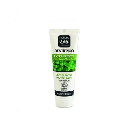 NaturaBio Cosmetics Dentifricio Extra Fresh Echinacea e Menta Bio 75ml