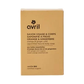 Avril Jabón Facial & Corporal en Frío Naranja & Jengibre 100 gr