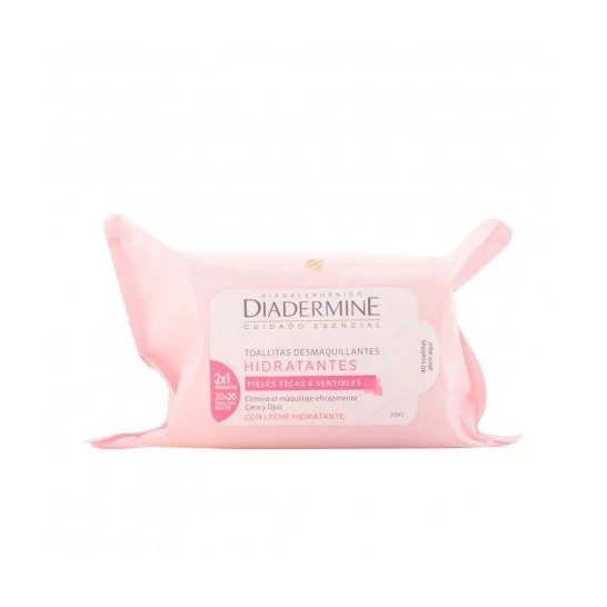 Diadermine Face & Eye Make-up Remover Wipes 40pcs