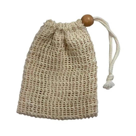 Naturabio sacchetto di sapone in sisal e cotone 1ud