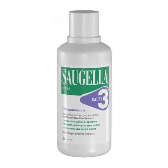 Saugella Acti3 Detergente Intimo 500ml