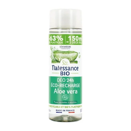 Natessance Bio Deodorante Ricaricabile Aloe Vera 150ml