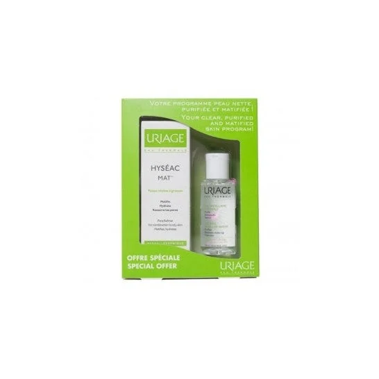 Uriage Hyseac emulsión matificante + agua micelar pieles grasas