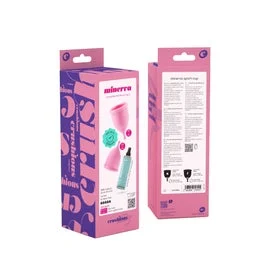 Crushious Set Copas Menstruales Minerva S+L + Bolsa + Limpiador