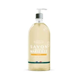 BeauTerra Sapone Liquido di Marsiglia Surgras Surgras Olio di Mandorle dolci e Aloe Vera 1l
