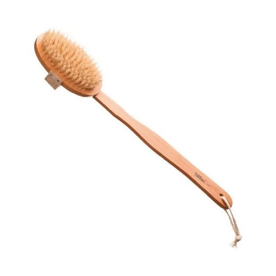 Eurostil spazzola da bagno di legno in fibra naturale 1pc