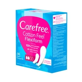 Carefree Carefree Flexiform Protettore Cotton Senza Profumo 56 Unità