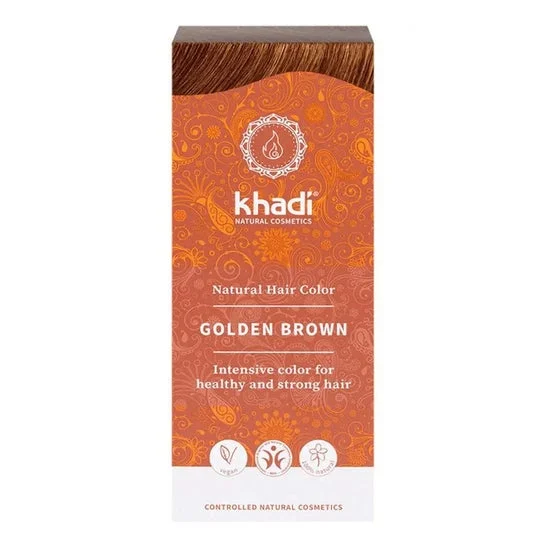 Khadi colorante marrone dorato 100% vegetale 100g