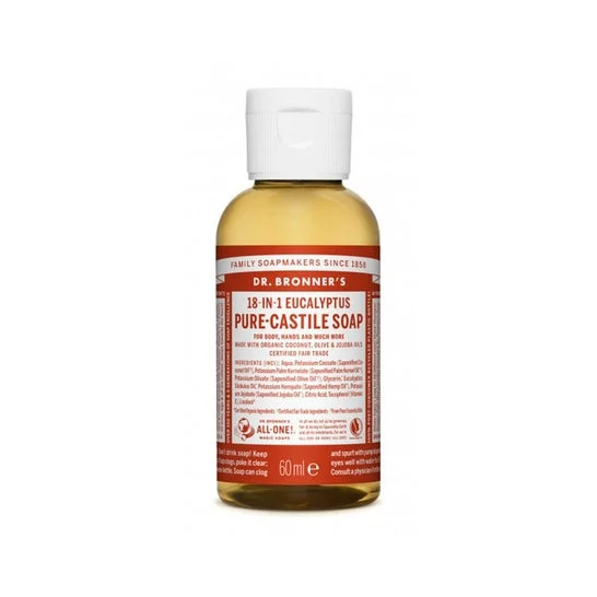 Sapone all'eucalipto del Dr. Bronner 60ml