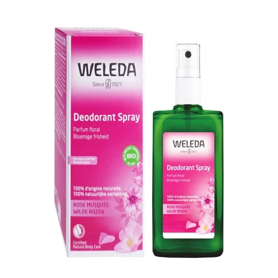 Weleda Déodorant Parfum Floral Rose Musquée Spray 100ml