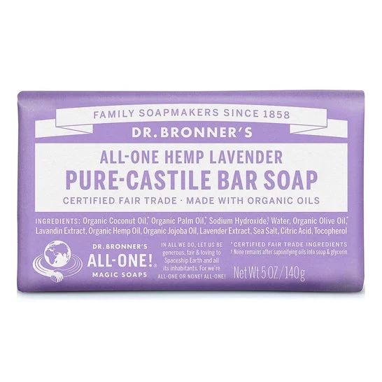 Sapone alla lavanda del Dr. Bronner 140g