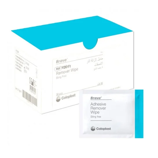 Coloplast Adhesive Remover Towel Removal Removal Ostomy adesivo 30 U