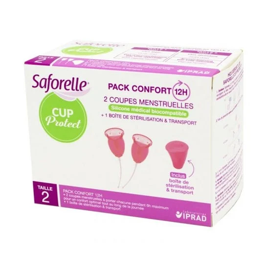 Saforelle Cup Protect Menstrual Cup T2 Coppa Protect Menstrual Cup