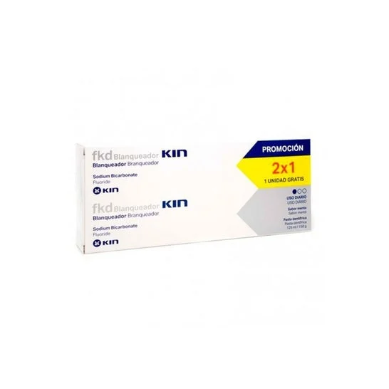 Dentifricio sbiancante Kin Fkd 2x125ml