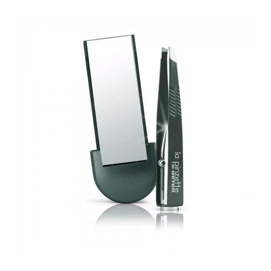 Beter Pinzetta per Capelli con Luce e Specchio Grey 1 Unità
