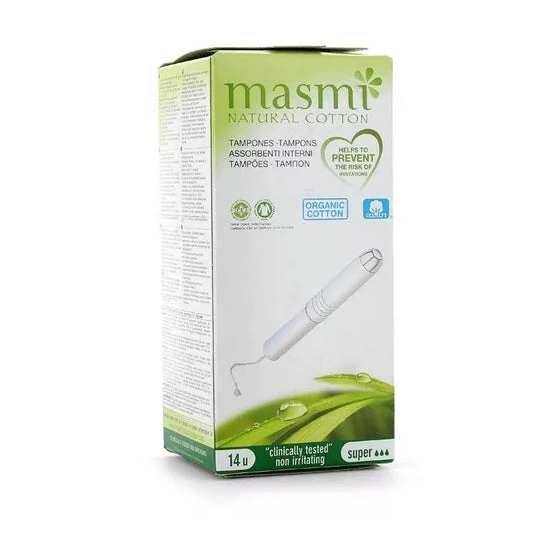 Masmi Tamponi con applicatore biodegradabile Super 14 pz