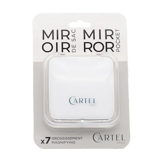 Vitry Cartel Bag Mirror White Square 8.5cm x7 1 unità