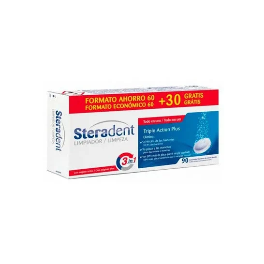 Steradente a triplo effetto più 60 Comp+30 Compatti