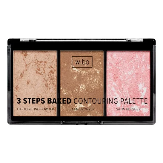 Wibo 3 Steps Baked Contouring Palette 10g