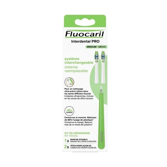Fluocaril Interdental Pro Medium Kit di Ricarica 3 Unità