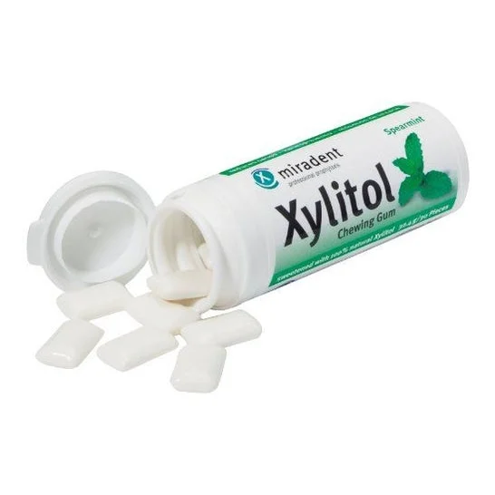 Miradent Xylitol Caramello Hierbabuena 30g