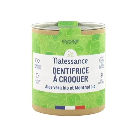 Natessance Dentifricio Aloe Mentolo 52g