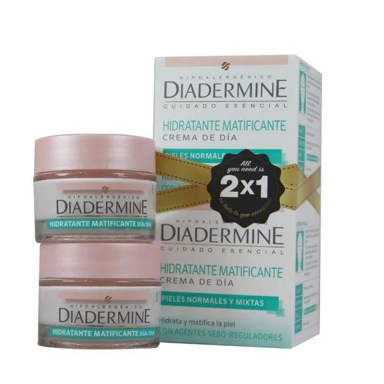 Diadermine Crema giorno idratante e opacizzante Pnm 2x50ml
