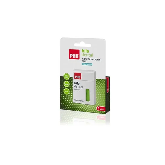 Filo interdentale PHB con fluoruro e menta 50m