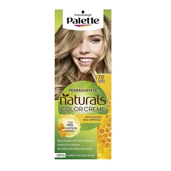 Schwarzkopf Palette Naturals 7.0 Kit colore biondo medio
