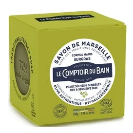 Le Comptoir du Bain Jabón de Marsella Auténtico Cubo 200g